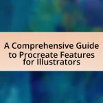 A Comprehensive Guide to Procreate Features for Illustrators