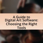 A Guide to Digital Art Software: Choosing the Right Tools