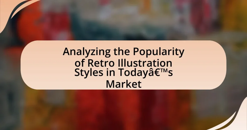 Analyzing the Popularity of Retro Illustration Styles in Today’s Market
