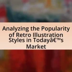 Analyzing the Popularity of Retro Illustration Styles in Today’s Market