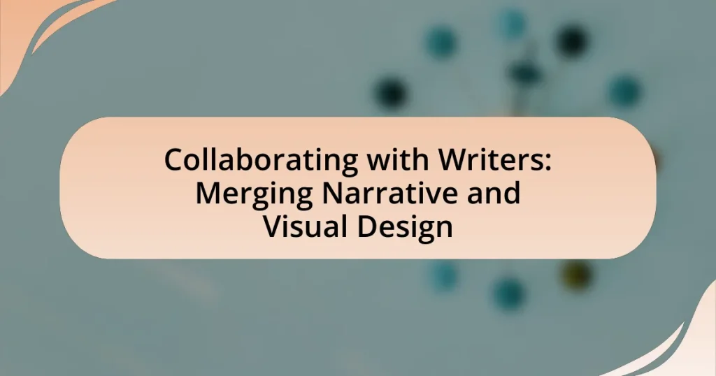 Collaborating with Writers: Merging Narrative and Visual Design