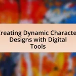 Creating Dynamic Character Designs with Digital Tools
