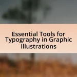 Essential Tools for Typography in Graphic Illustrations