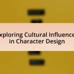 Exploring Cultural Influences in Character Design