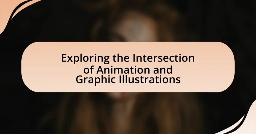 Exploring the Intersection of Animation and Graphic Illustrations