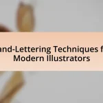 Hand-Lettering Techniques for Modern Illustrators