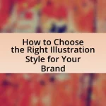 How to Choose the Right Illustration Style for Your Brand