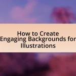 How to Create Engaging Backgrounds for Illustrations