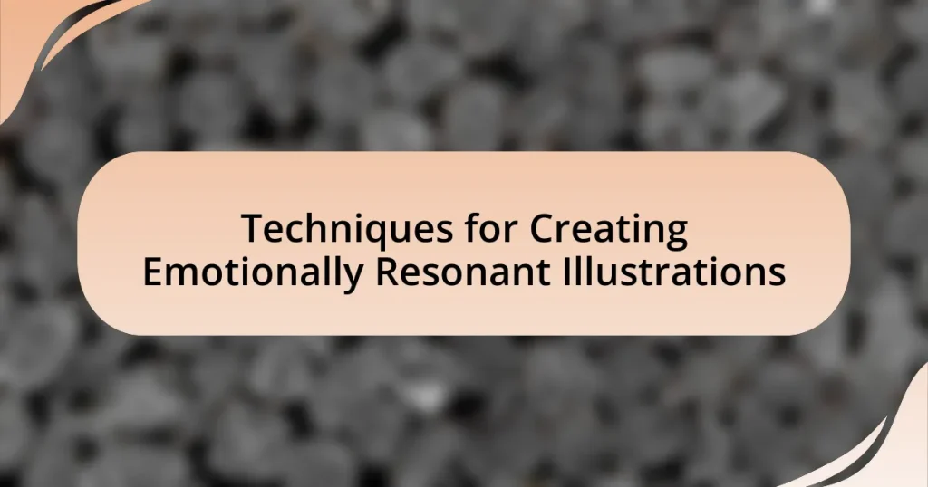 Techniques for Creating Emotionally Resonant Illustrations
