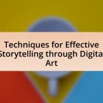Techniques for Effective Storytelling through Digital Art
