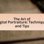 The Art of Digital Portraiture: Techniques and Tips