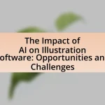The Impact of AI on Illustration Software: Opportunities and Challenges