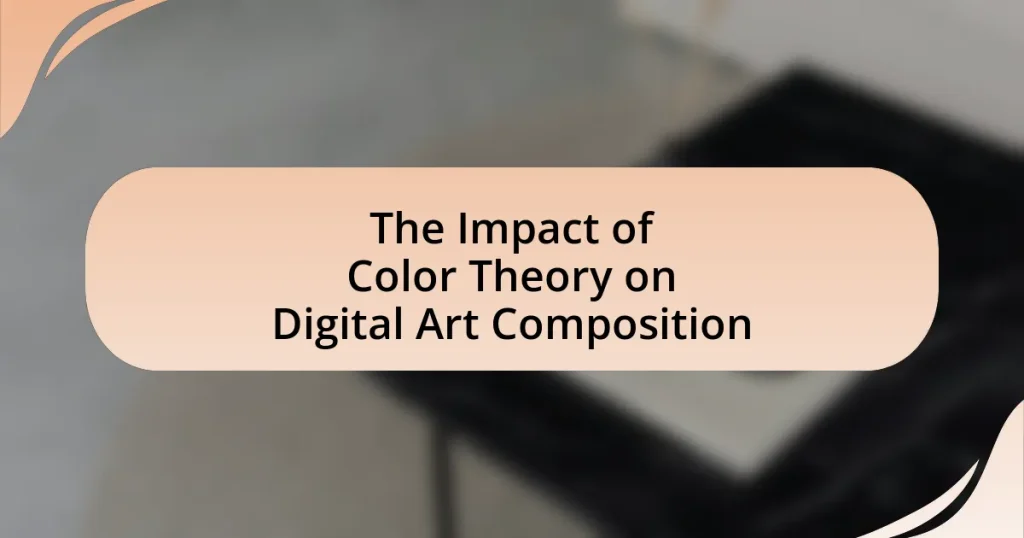 The Impact of Color Theory on Digital Art Composition