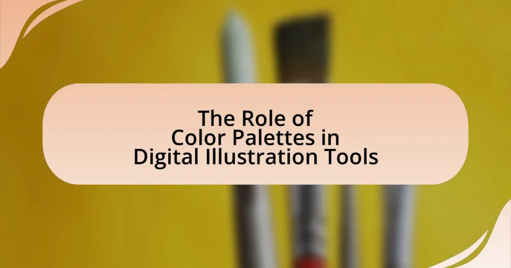 The Role of Color Palettes in Digital Illustration Tools