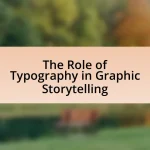 The Role of Typography in Graphic Storytelling
