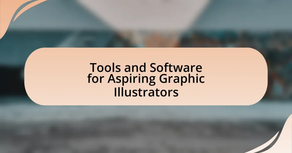 Tools and Software for Aspiring Graphic Illustrators