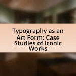 Typography as an Art Form: Case Studies of Iconic Works