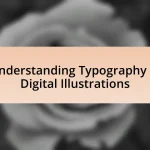 Understanding Typography in Digital Illustrations
