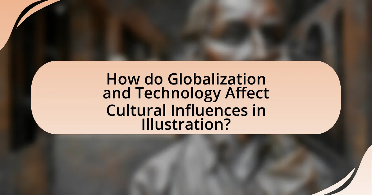 How do Globalization and Technology Affect Cultural Influences in Illustration?