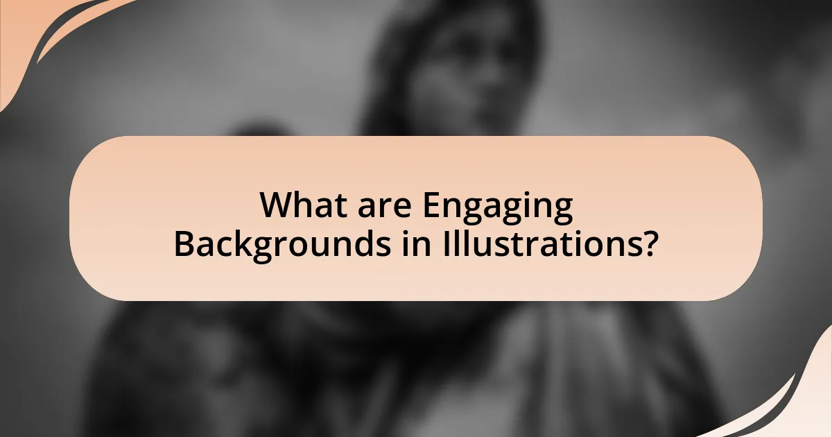 What are Engaging Backgrounds in Illustrations?