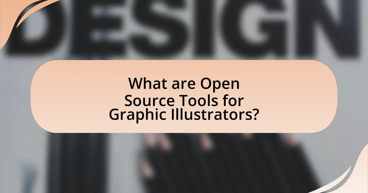 What are Open Source Tools for Graphic Illustrators?