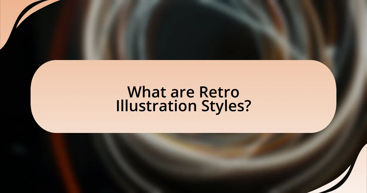What are Retro Illustration Styles?