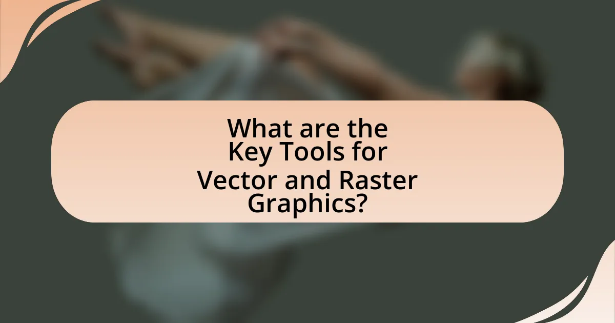 What are the Key Tools for Vector and Raster Graphics?