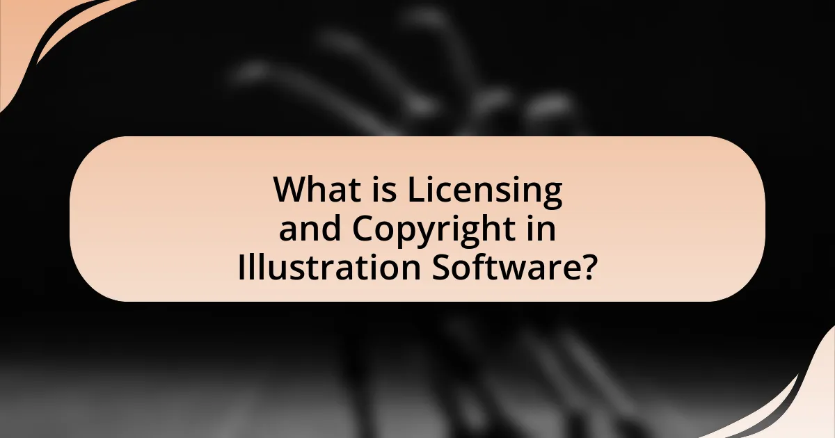 What is Licensing and Copyright in Illustration Software?