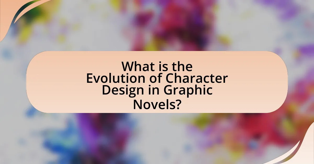 What is the Evolution of Character Design in Graphic Novels?