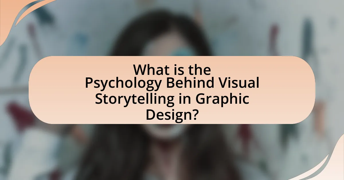 What is the Psychology Behind Visual Storytelling in Graphic Design?